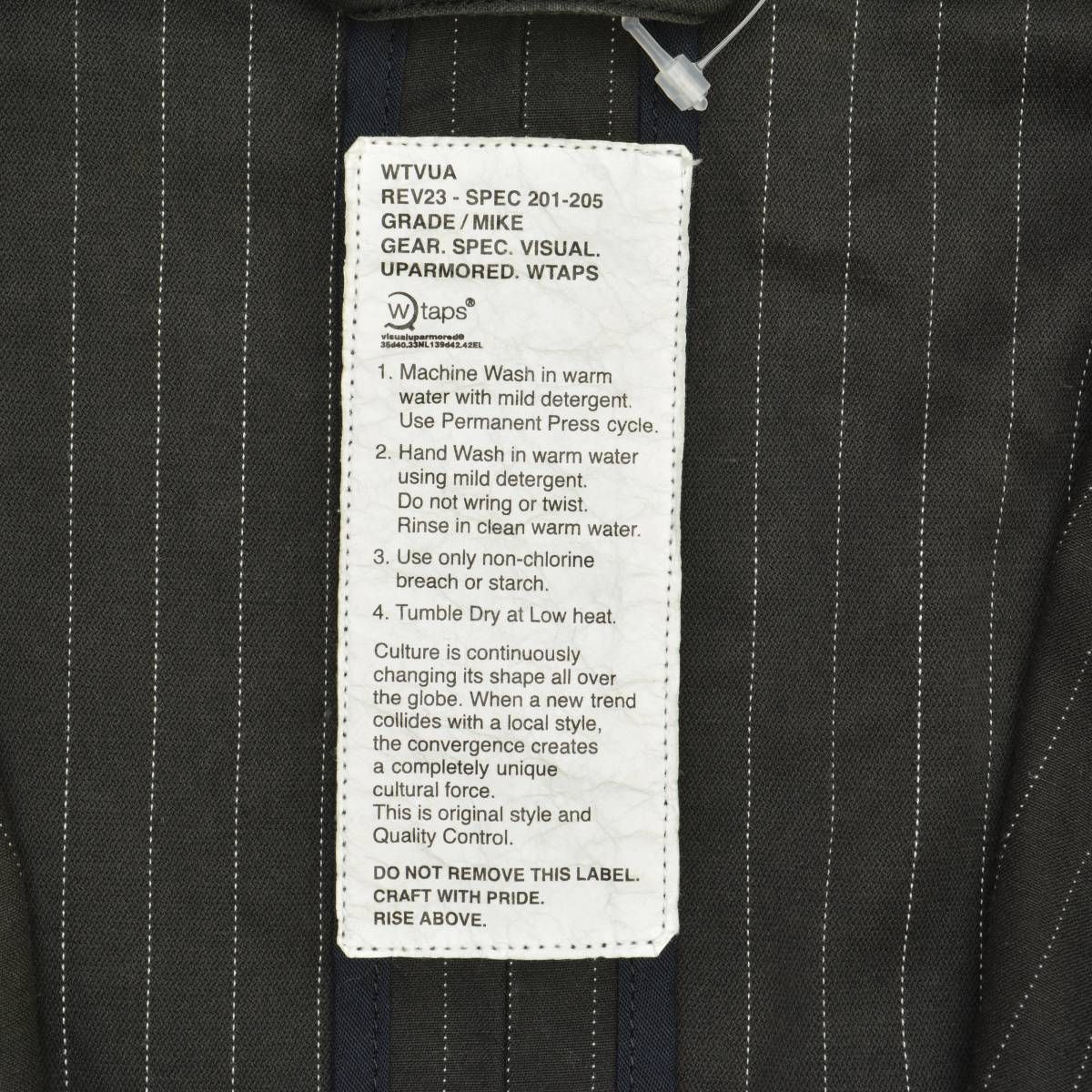 WTAPS】00s 06SS archive McQUEEN ストライプジャケット - メルカリ
