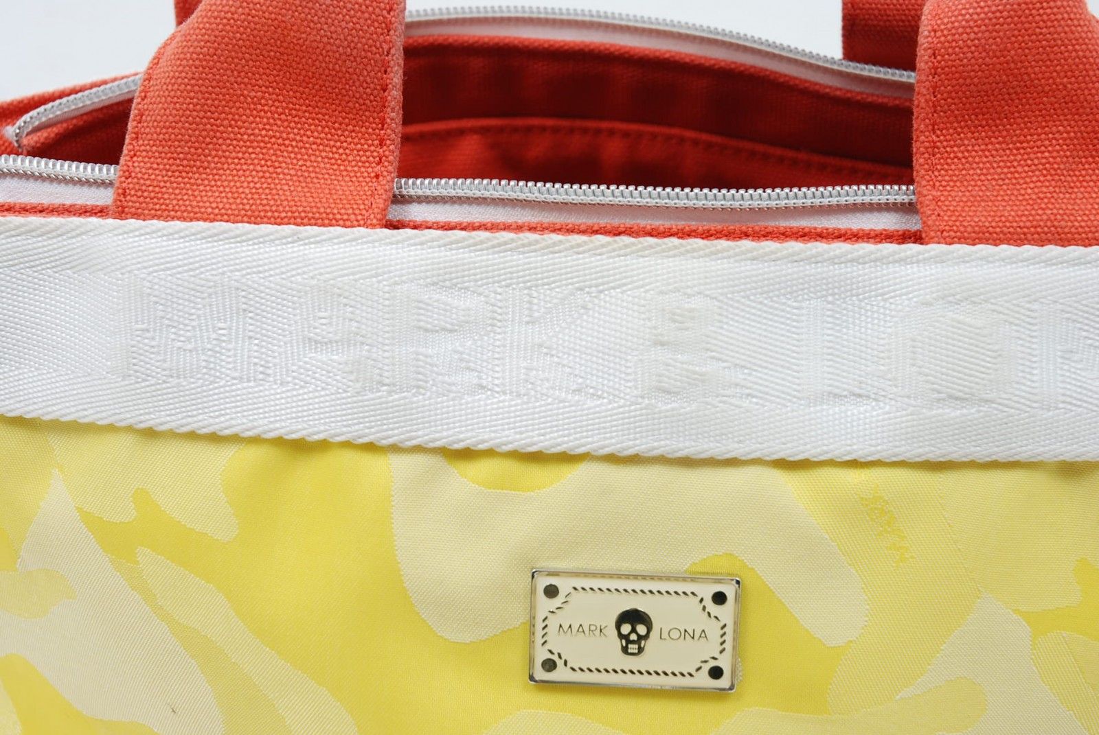 マークアンドロナ MARK&LONA カートバッグ イエロー ラウンドバッグ