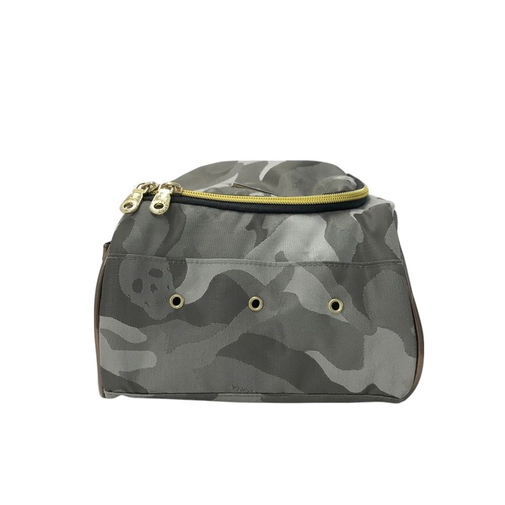 MARK&LONA マークアンドロナ シューズケース スカル カモフラ柄 MARK&LONA マークアンドロナ シューズケース スカル 迷彩 カモフラ柄