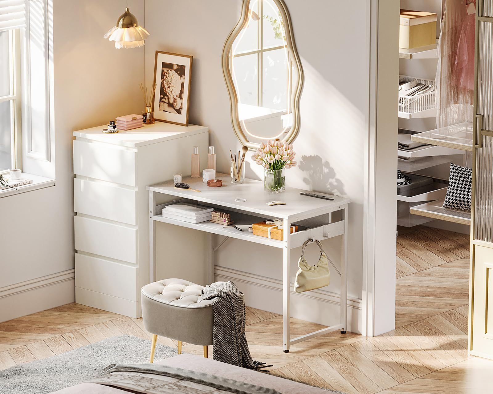 収納付き ゲーミングデスク