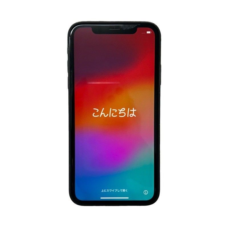 SIMロック解除済み Apple iPhone XR 64GB MT002J/A au ◯判定 ブラック スマホ バッテリー劣化 画面ヤケ 【中古/ ジャンク品】 42410K71 - メルカリ