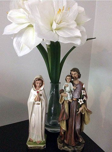 聖ヨセフ像 キリスト イエス アンティーク 聖ヨセフ像 イエス