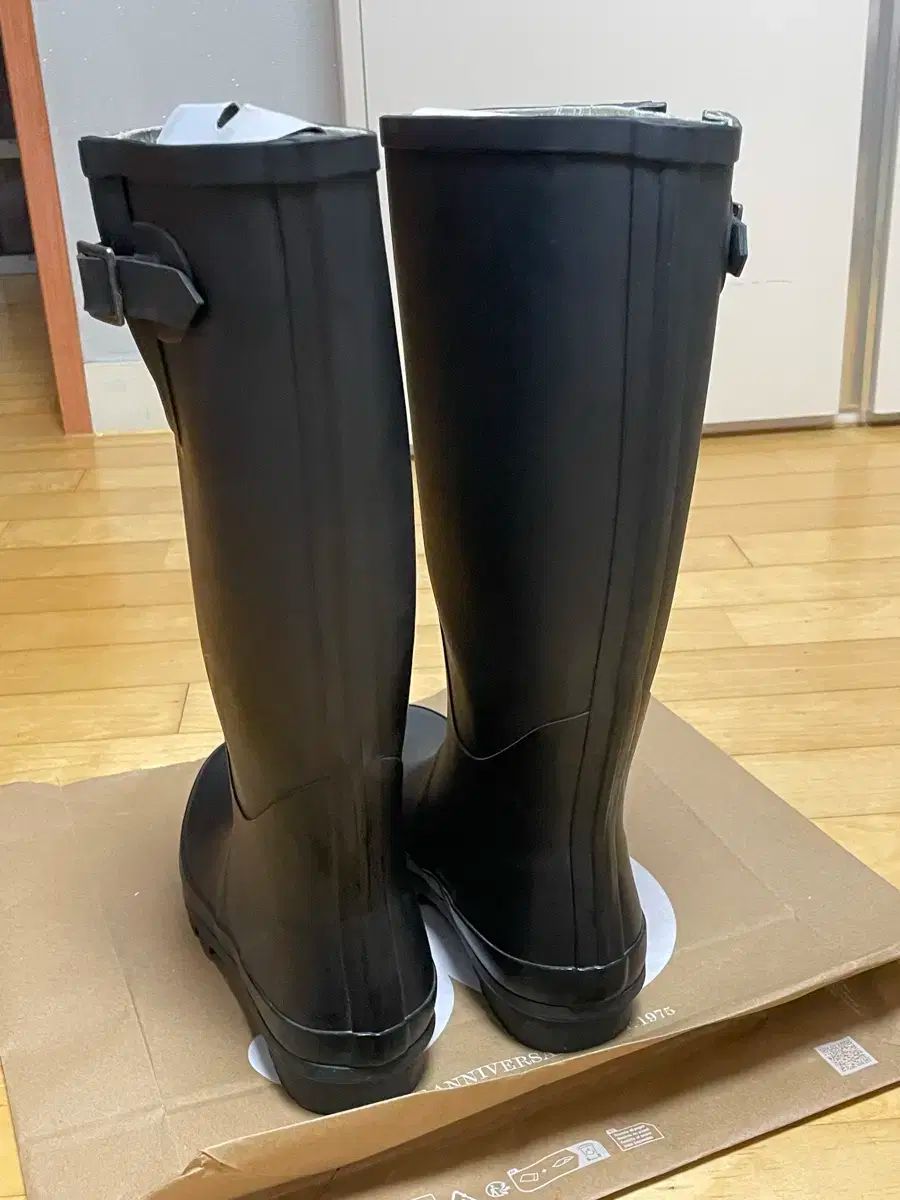 続々入荷中！ ROCK FISH ロックフィッシュ レインブーツ ロング 黒 6 サイズ 250 ー 255 ほぼ