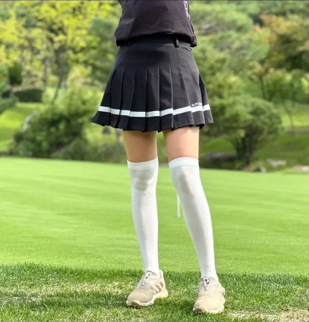 レディースゴルフ服 G FORE ジーフォア コントラスト プリーツ スカート