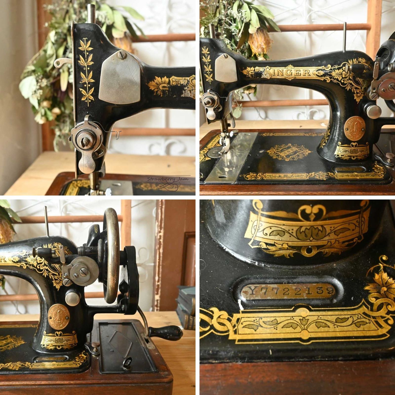 イギリスアンティークシンガーミシン 4530 ヨーロッパ買い付け 