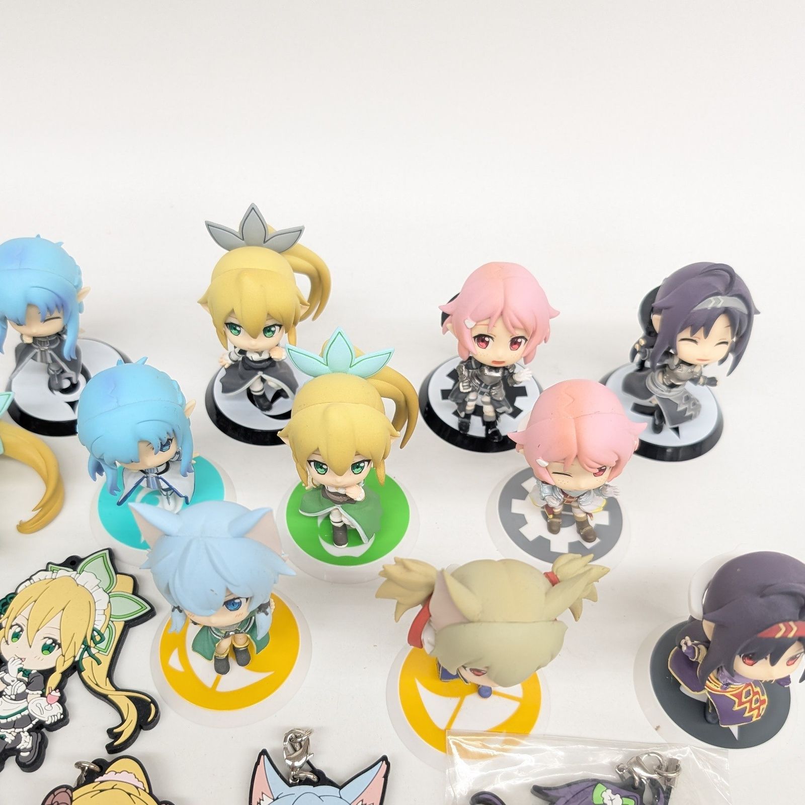 ソードアートオンライン ちびきゅんキャラ 10体 ラバー