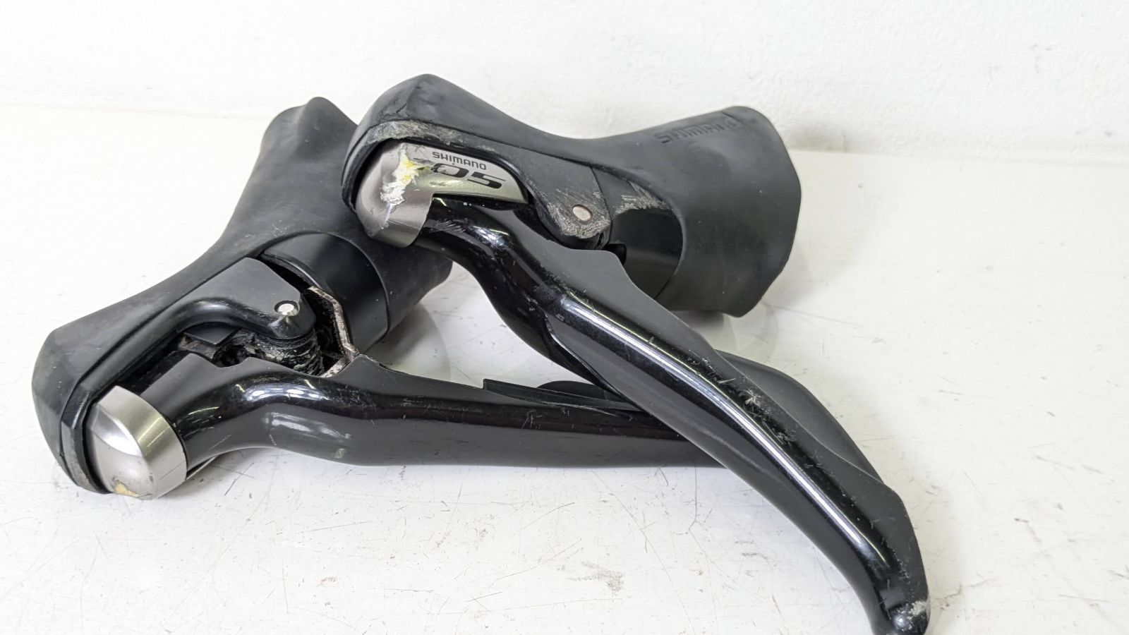 並品 Shimano シマノ 105 ST 5800 2x11s 非油圧 機械式 STIレバー ST250919B