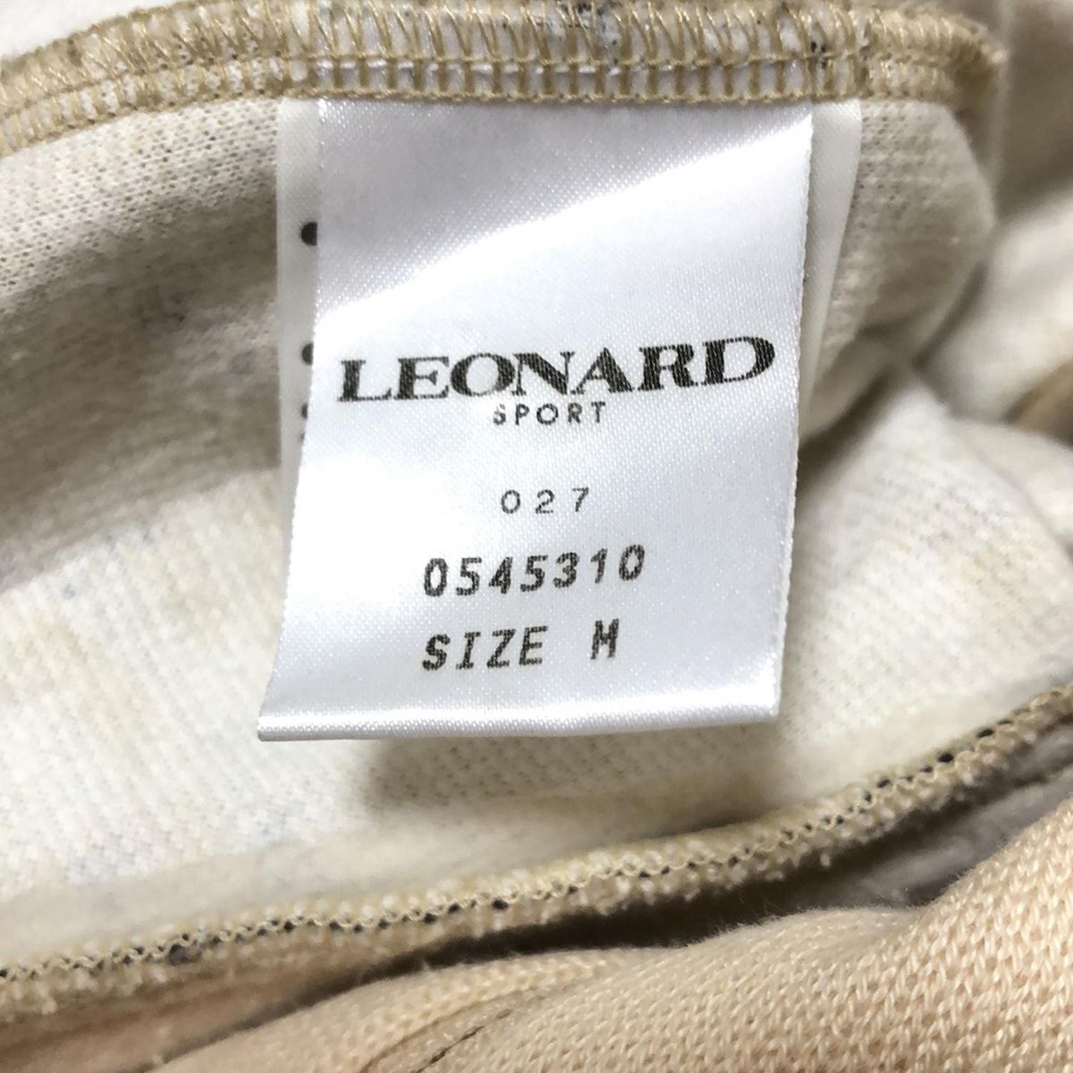 ベージュ×ライトブラウン×マルチ 長袖|ジップアップ|春|秋