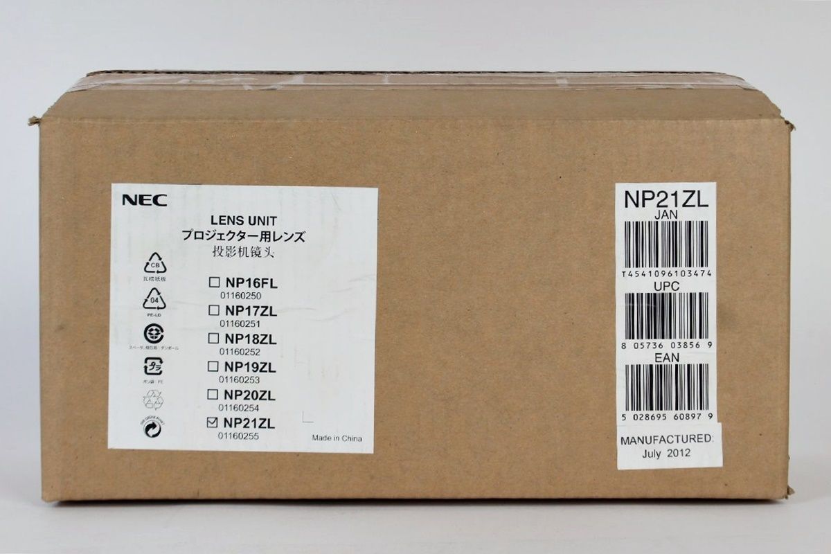 NEC プロジェクター用レンズ NP21ZL ズームレンズ LENS UNIT