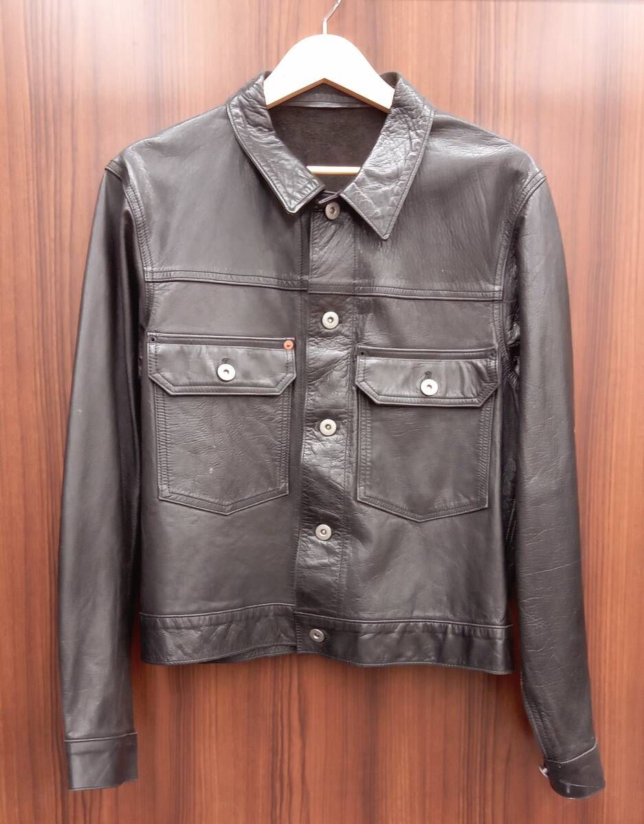 HAROLD'S GEAR／ホースレザージャケット／馬革／Mサイズ／ブラック
