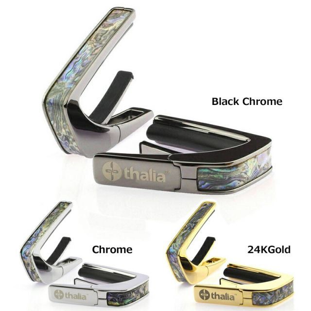タリア カポ Thalia Capos Exotic Shell Series DRAGON ABALONE ギター 12インチフレットパッド付属