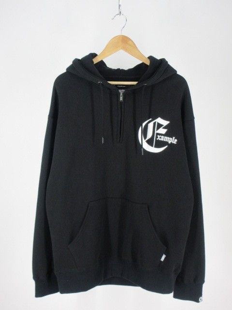 EXAMPLE エグザンプル ハーフジップ スウェットパーカー Size XL