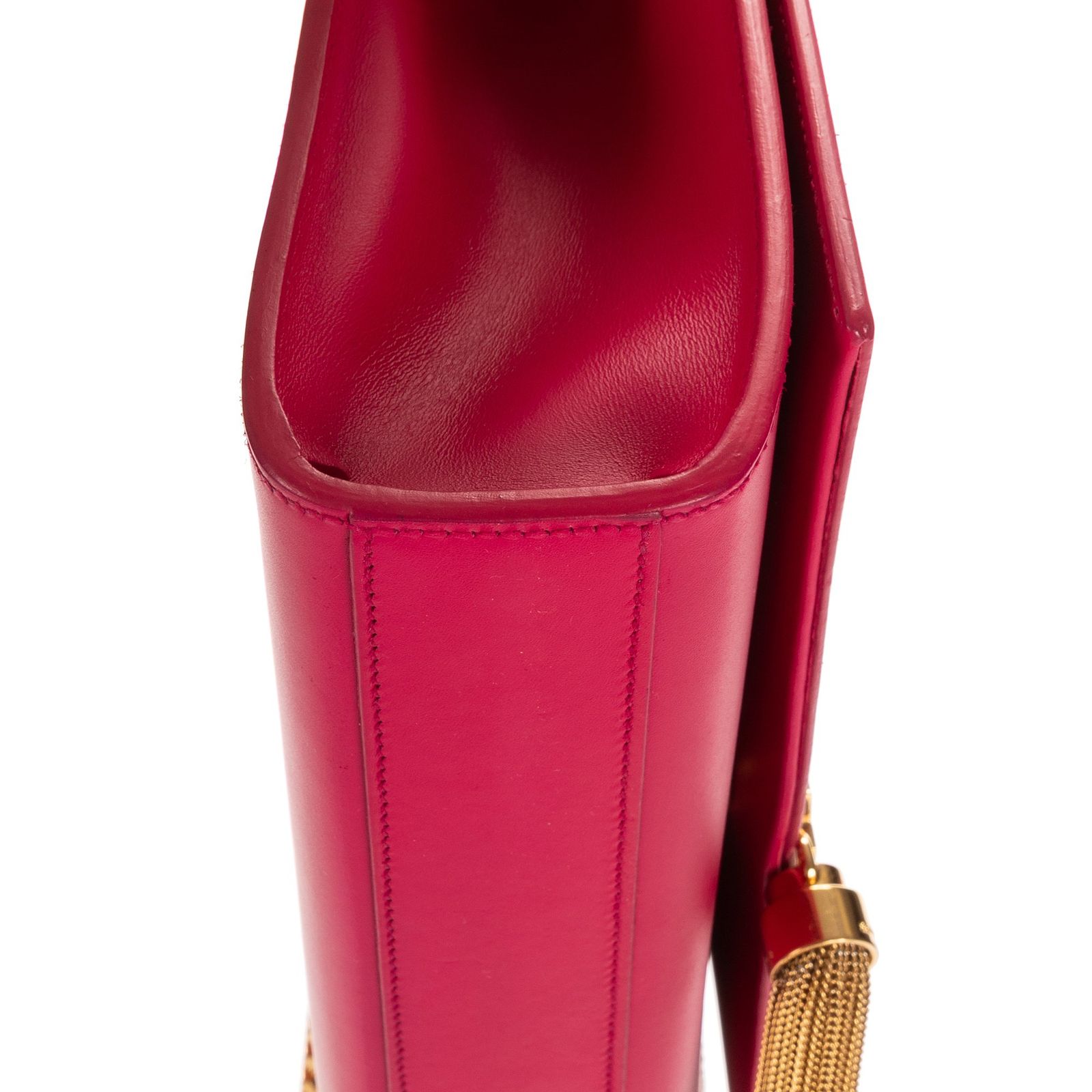 LAURENT イヴサンローランケイトタッセルフューシャスムースレザーA