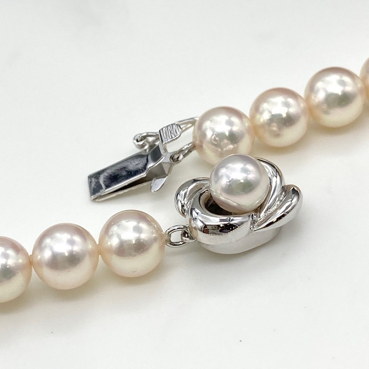TASAKI タサキ　シルバー パール 星型 ネックレス　レディース　お洒落 TASAKI タサキ パール 真珠 ネックレス シルバー レディース