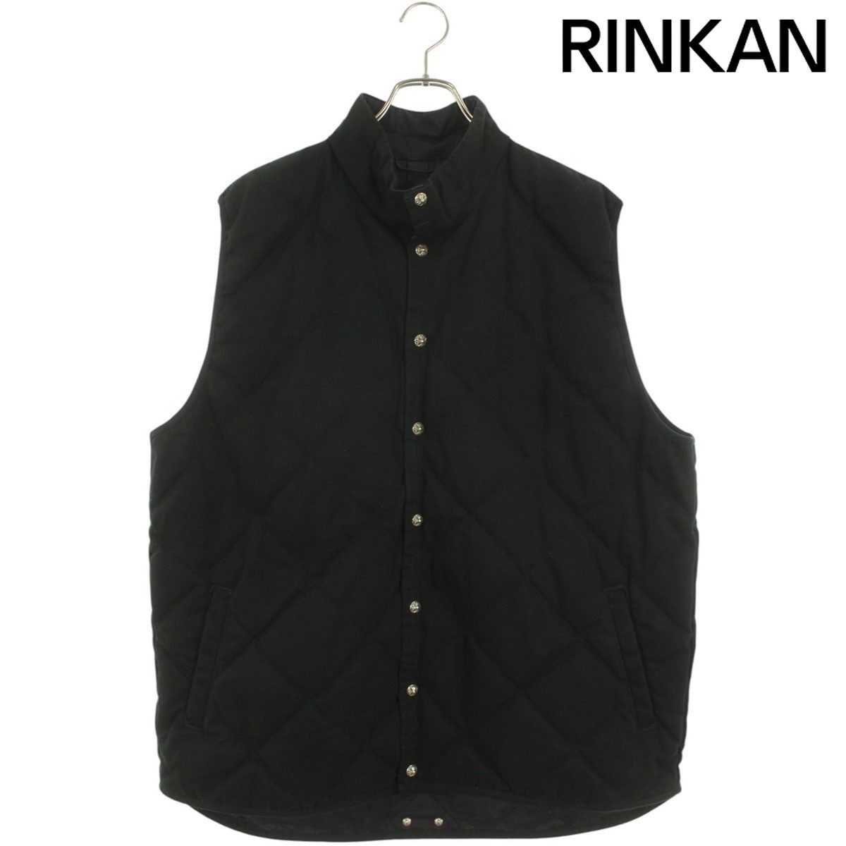 クロムハーツ TEENAGE KICKS キルティングダウンベスト メンズ XXL  