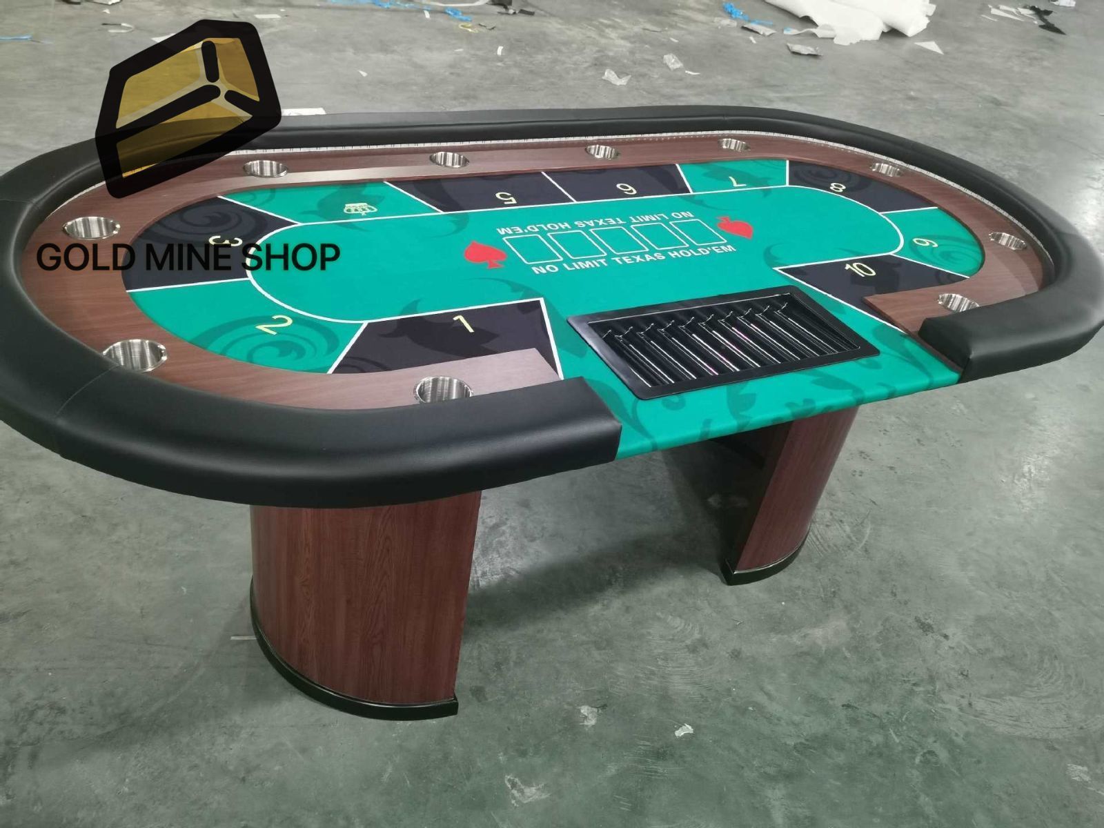 折りたたみ式 テキサスホールデムブラックジャックテーブル ブラックジャック ギャンブル バカラ ポーカーテーブル カップホルダー付き 折りたたみ式  テキサスホールデムブラックジャックテーブル