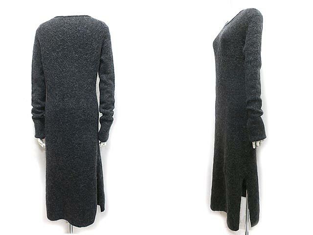 Acne Studios アクネ ストゥディオズ ワンピース レディース グレー系 ウール混 ニット Mサイズ