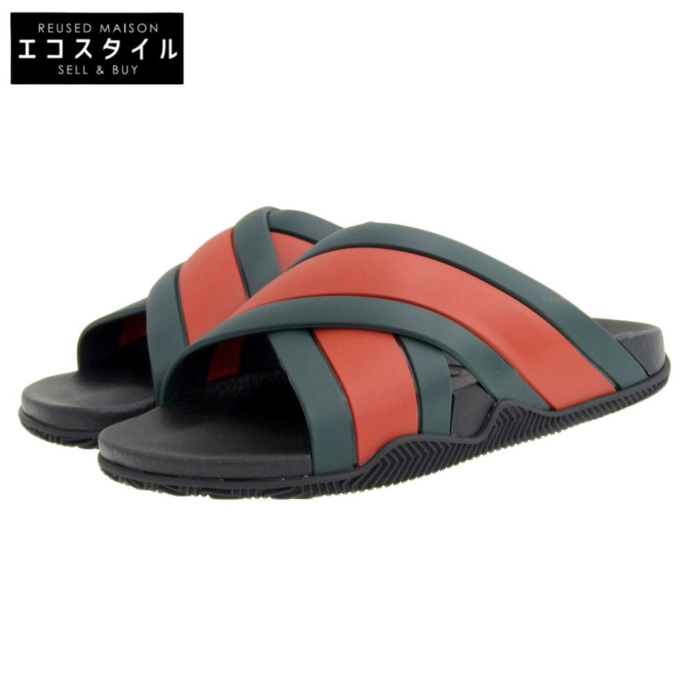 GUCCI グッチ 新品同様 GUCCI グッチ シェリーライン スライド ラバー  