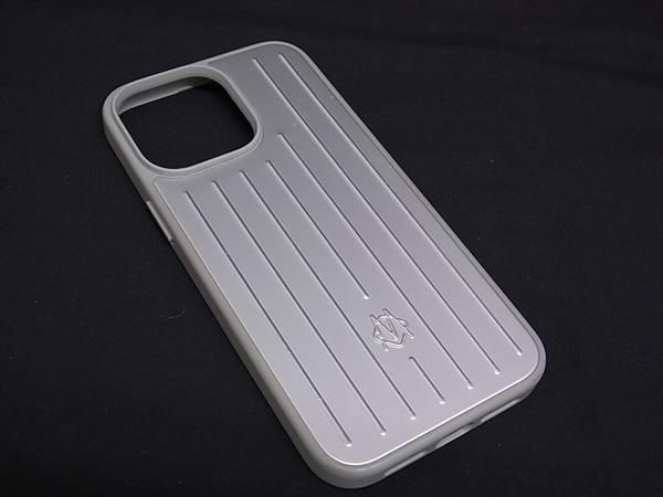 RIMOWA リモワ アルミニウム iPhone 14 ProMAX 対応 アイフォンケース スマホケース メンズ レディース シルバー系 FK8908