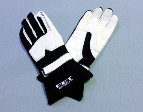 新品 FET [ アサヒライズ ] FETスポーツ グローブ レーシンググラブ3D BK/WH M [ 品番 ] FT3DGL14