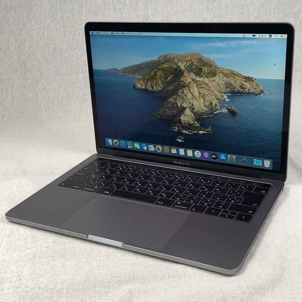 【本体のみ】Apple MacBook Pro (13インチ， 2019， Thunderbolt 3ポート x 2)【Touch Bar・i7・16GB・256GB】A2159 EMC3301/LT-250161（258195）