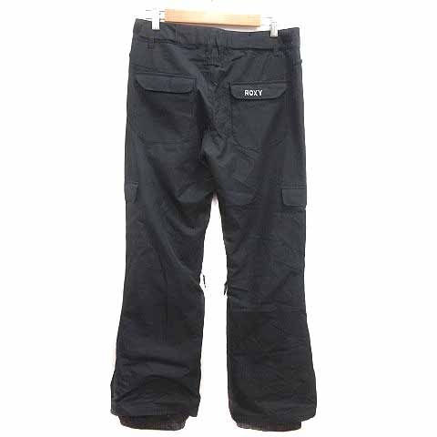 ロキシー ROXY スノーボードウェア カーゴパンツ 中綿 S 黒