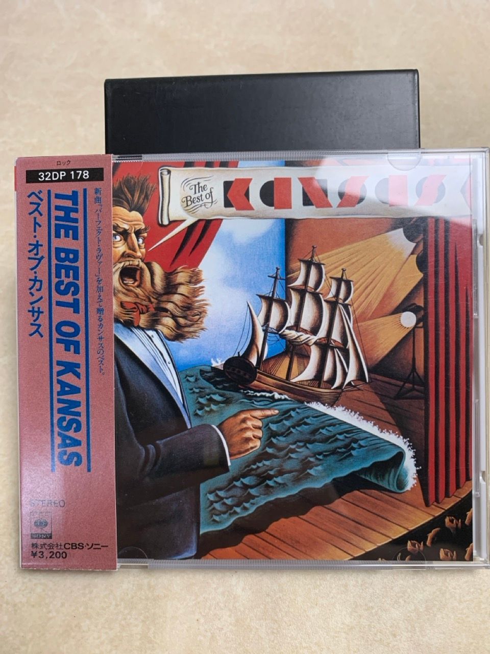 「ベスト・オブ・カンサス」日本盤 旧規格 消費税表記なし 帯付属 CD Rouage 月のながめかた PHCL20012PROMO Mercury プロモ 未開封 ⁄00110