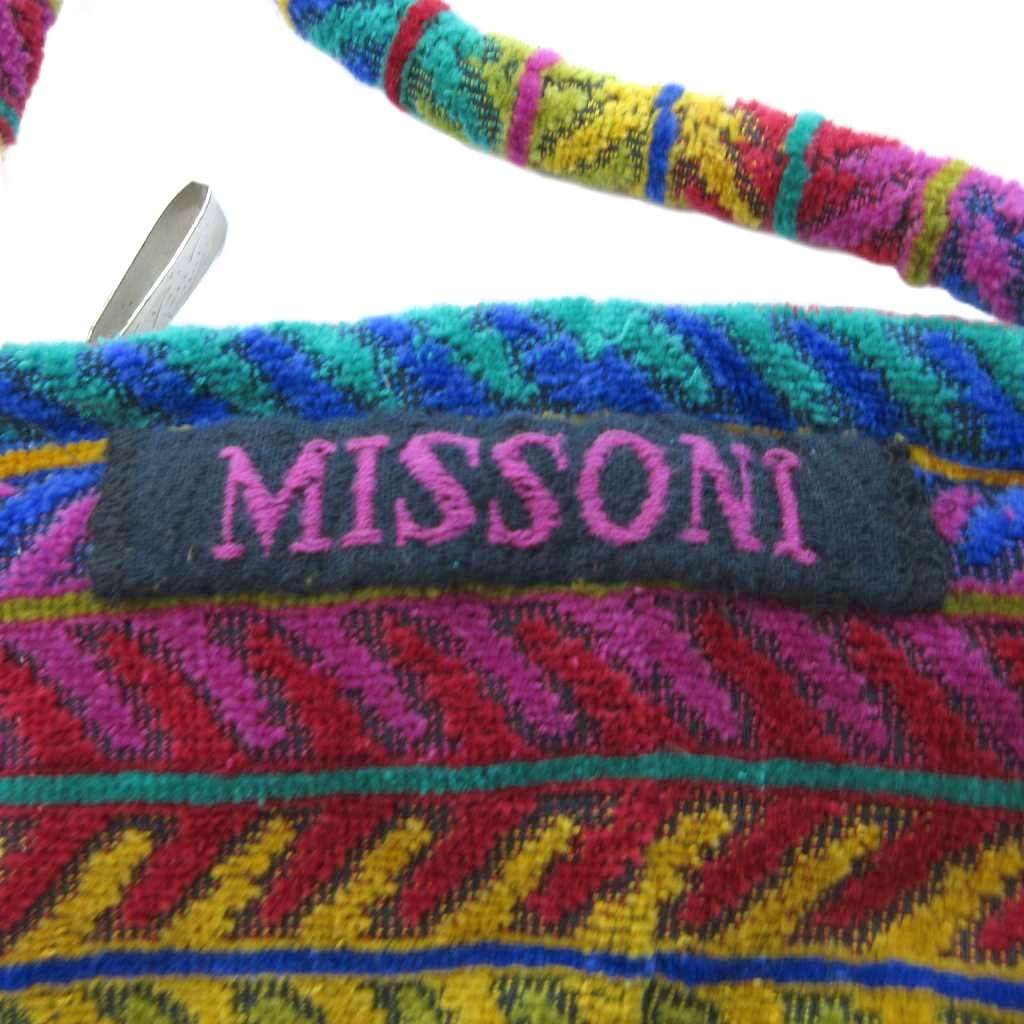 MISSONI ミッソーニ wxc ミッソーニ MISSONI ワンピース 48 マルチ 緑 青 ニット 総