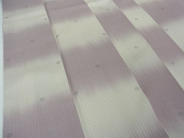 平和屋本店□極上 京都・西陣 織元ブランド 秦流舎 お召 破陣楽 市松