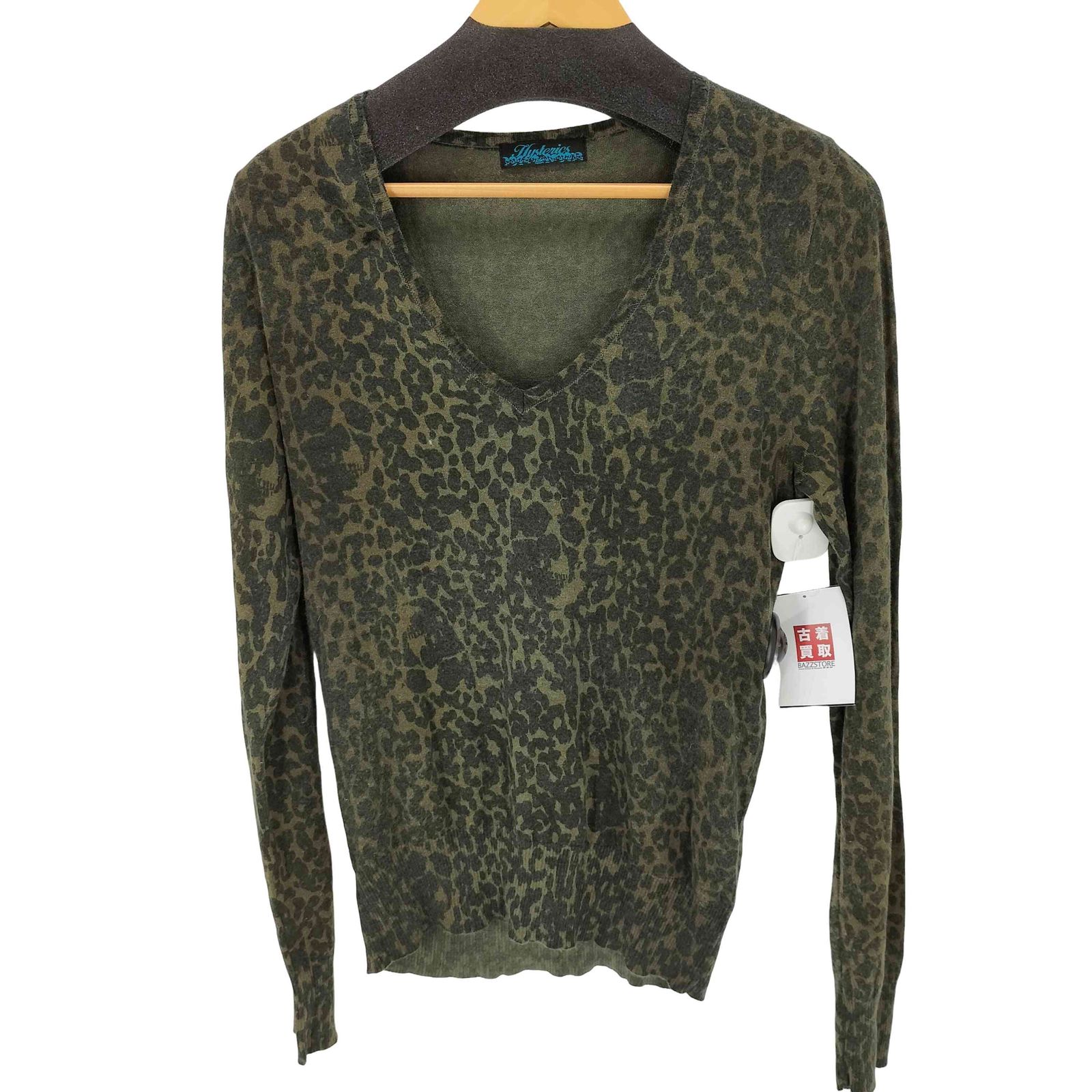 ヒステリックス HYSTERICS アンゴラ混 レオパードカットソー メンズ