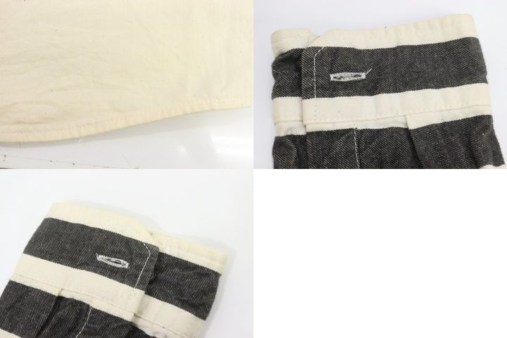 Louis Vuitton スニーカー ホワイト/ブラック 27.5cm 中古】 CLUCT メンズ長袖シャツ L ボーダー切り替えシャツ/CLUCT