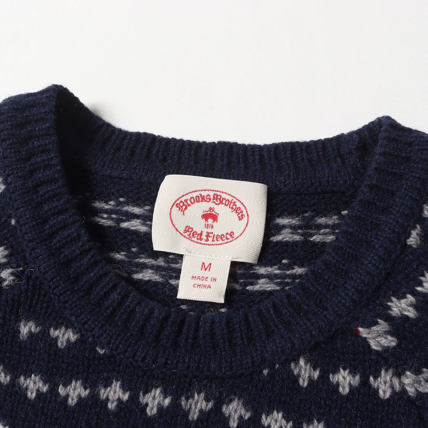 BROOKS BROTHERS ブルックスブラザーズ ニット サイズ:M Red Fleece 