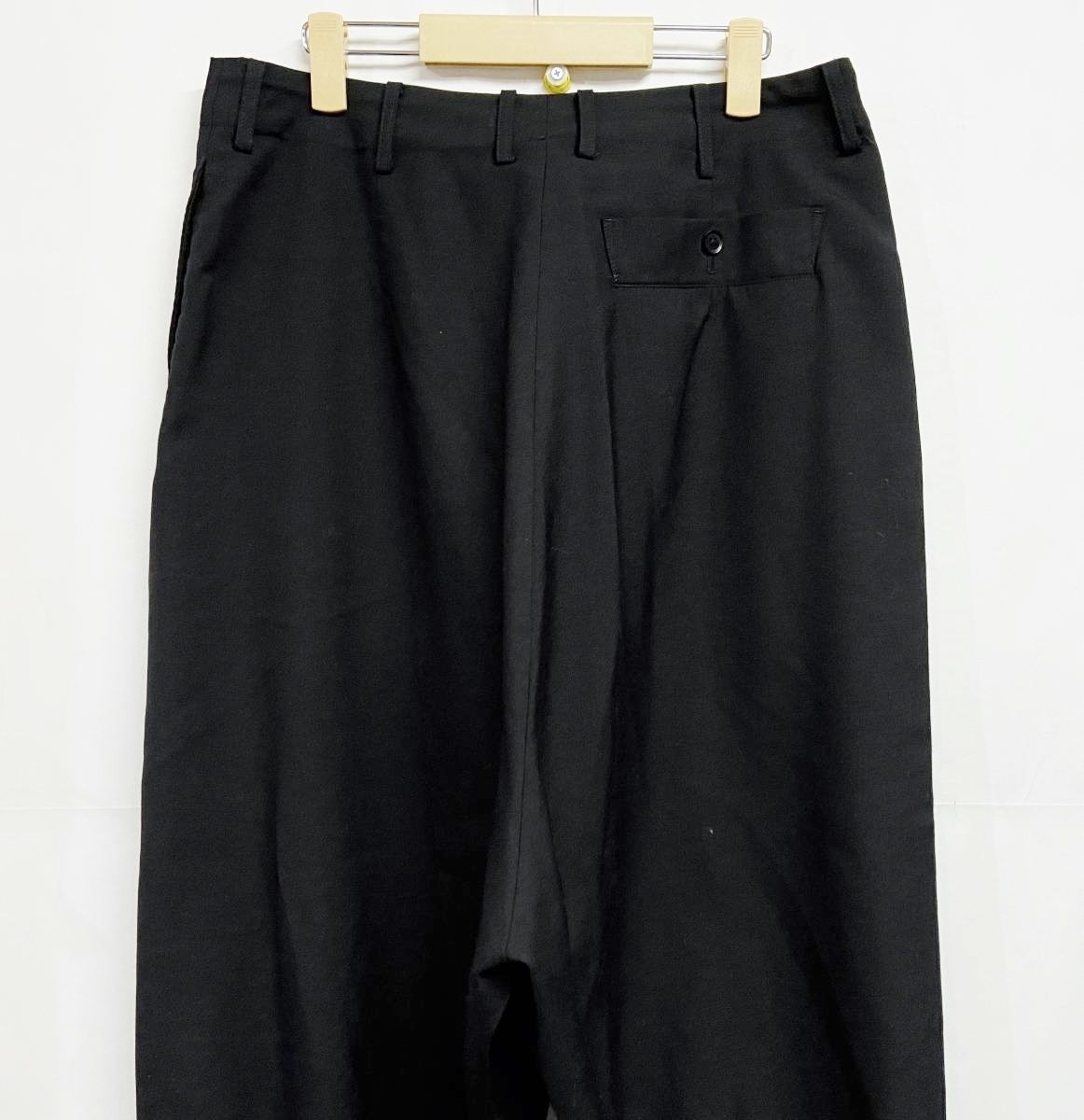 グラウンドワイ ヨウジヤマモト Saruel Pant サルエルパンツ 3 黒