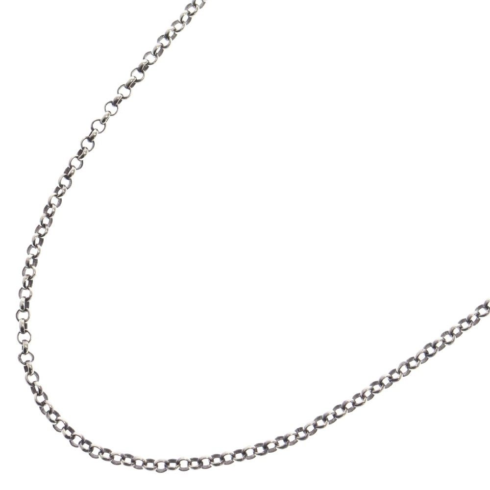 CHROME HEARTS (クロムハーツ) NECKCHAIN R18 ロールチェーンネックレス 18inch シルバー