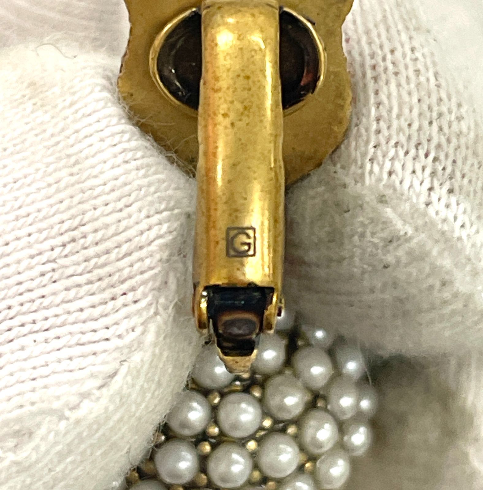 GUCCI グッチ タイガーヘッド イヤリング （両耳用）GP × フェイク