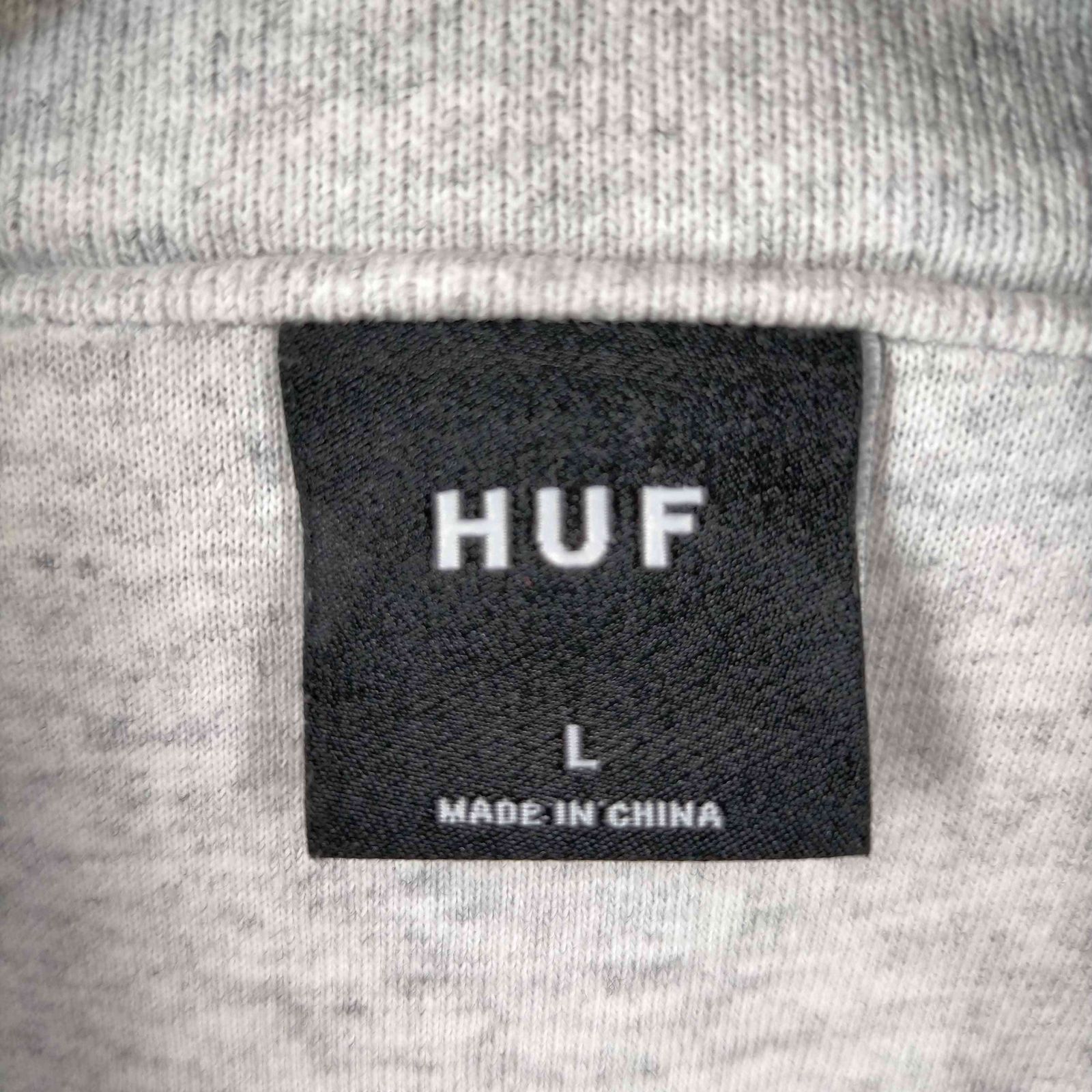 ハフ HUF CLASSIC MOCK FLEECE モックネックスウェット メンズ JPN：L