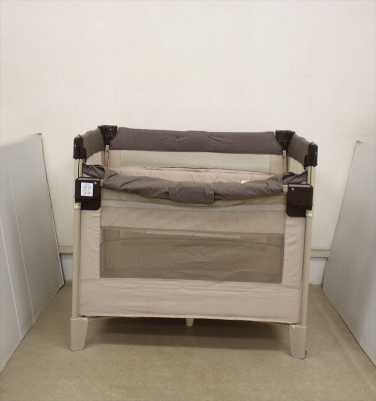 【清掃済み】 アップリカ ココネルエアー ベビーベッド ココア 販売 【清掃済み】 アップリカ ココネルエアー ベビーベッド ココア