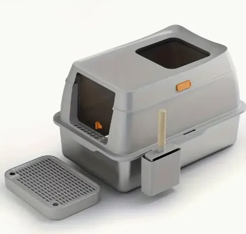 複数の猫に対応したスクープとフィルターステップマット付き