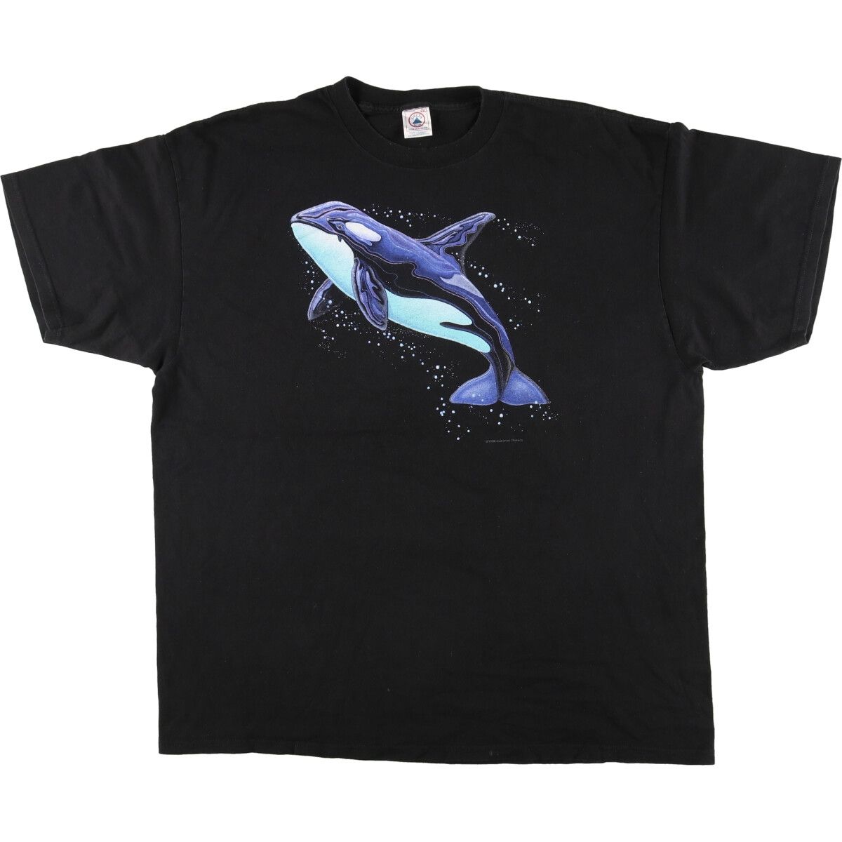 古着 90年代 DELTA シャチ柄 アニマルTシャツ メンズXXL ヴィンテージ/eaa320498