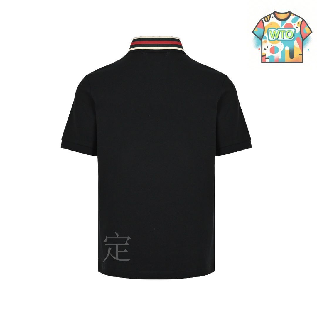 今日特価】Gucci 22ss レッド & グリーン リボン ポロ T シャツ