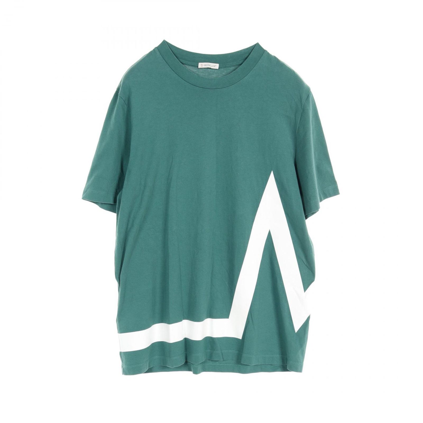 モンクレール ロゴ Tシャツカットソーグリーン