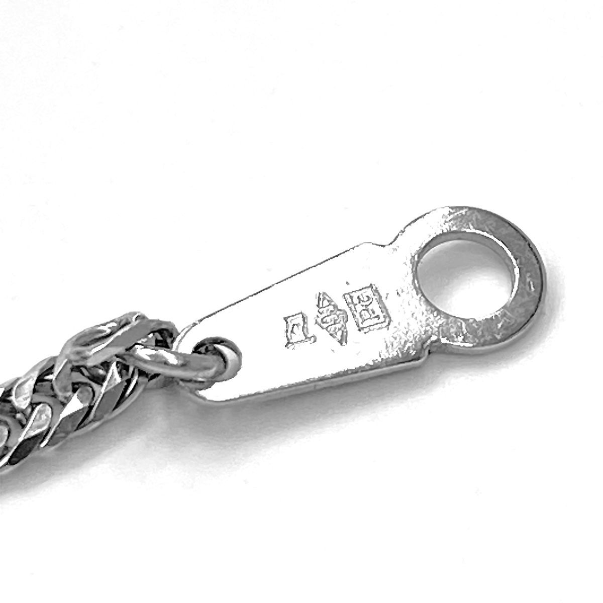 プラチナ pt999 喜平W6 55センチ 11g Pt1000喜平ネックレス 55cm・11g