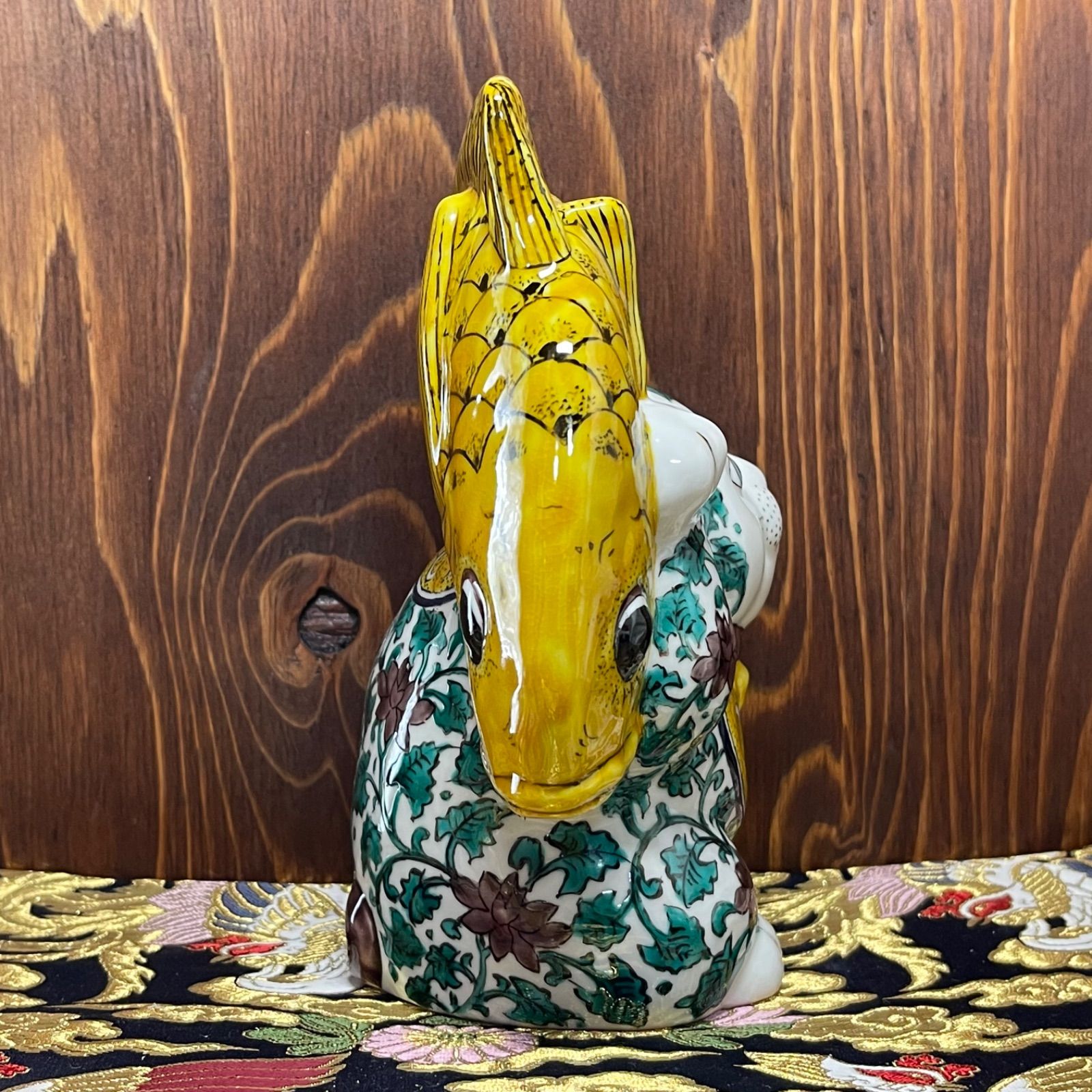 限定品【願いが叶う 開運 九谷焼】招き猫 右手 スコティッシュ