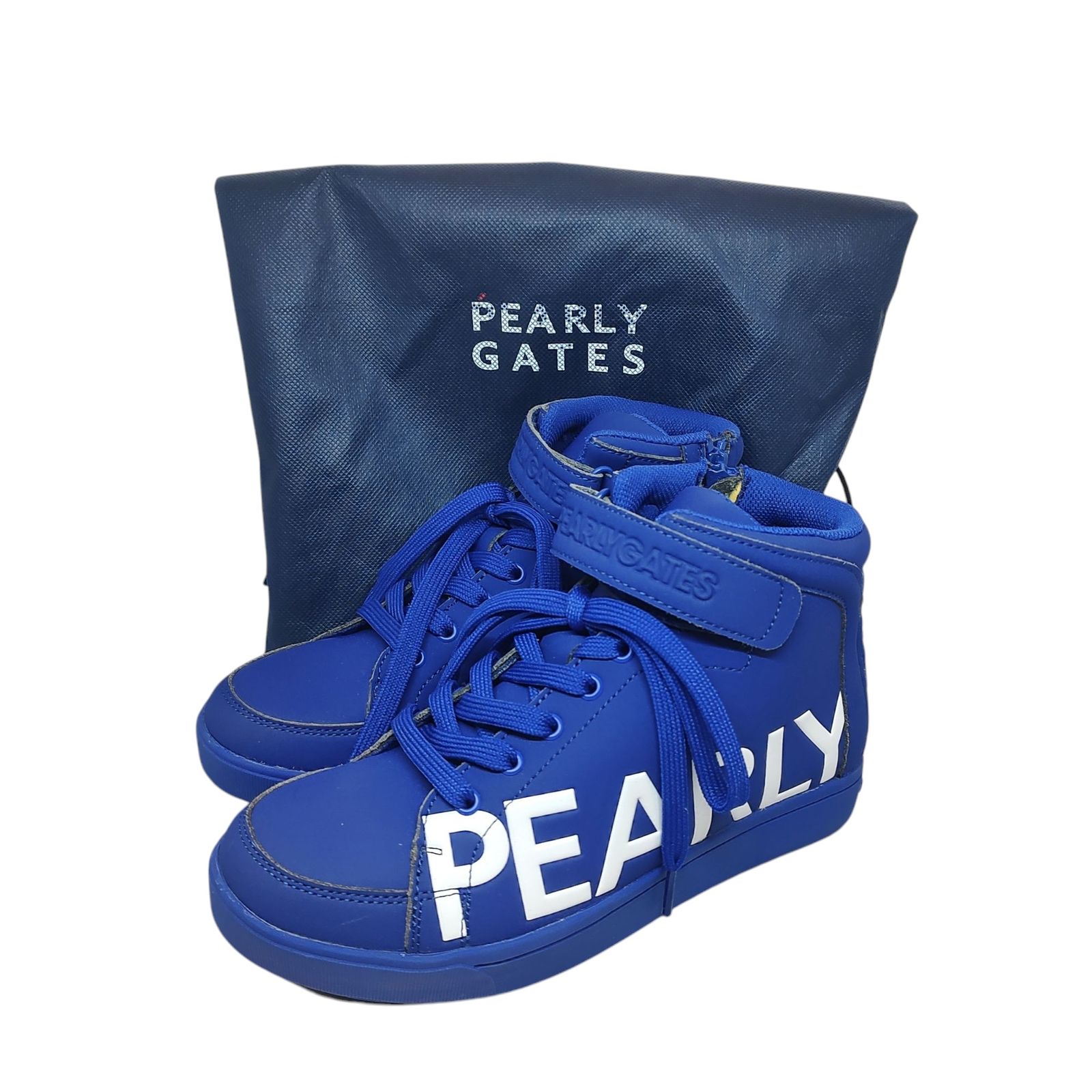 PEARLYGATES 053-0992310 ブルー ゴルフシューズ 箱あり PEARLY GATES パーリーゲイツ ゴルフ 2020年 053-0992310 サイド