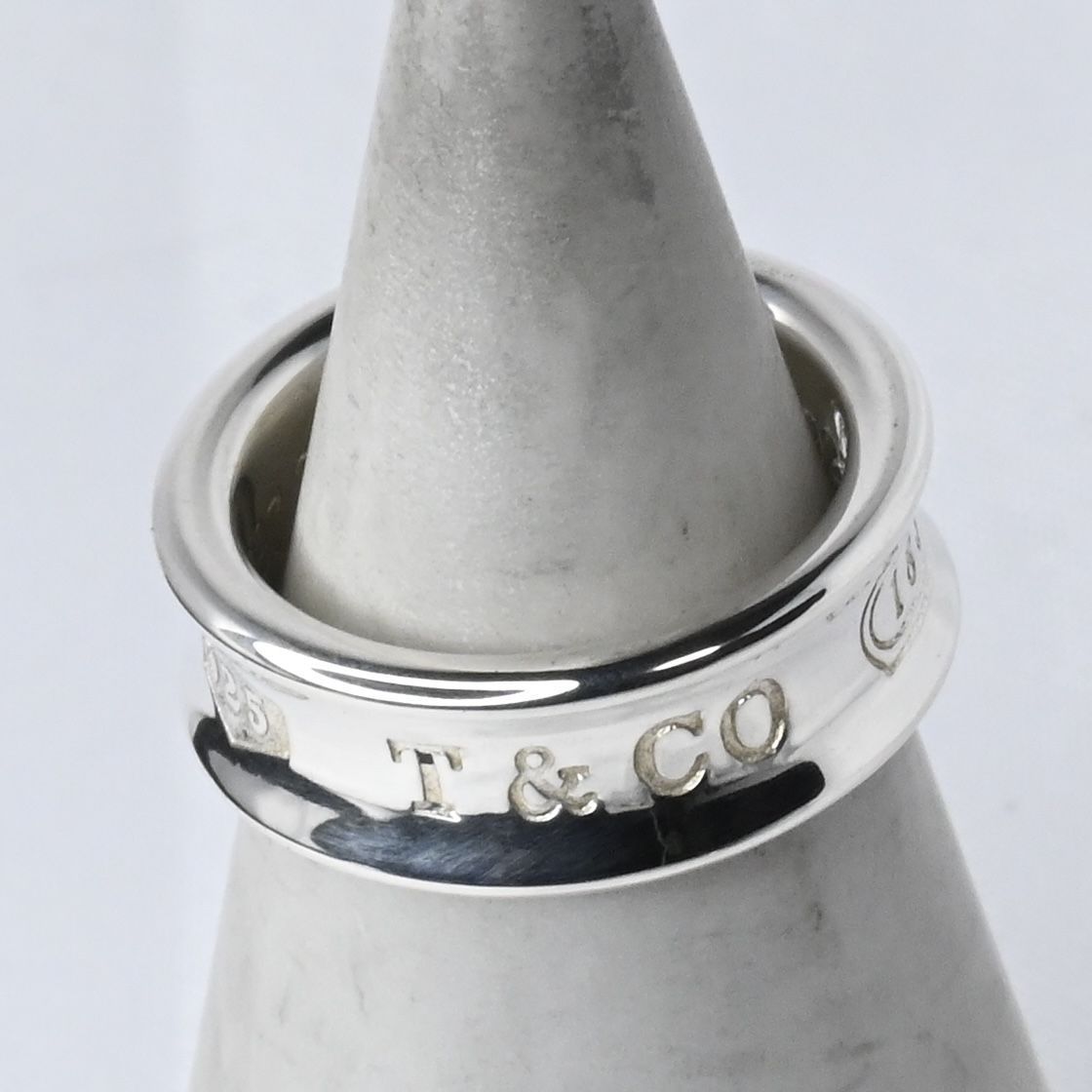 研磨済】TIFFANY＆Co. ナロー リング 8号 ティファニー 指輪