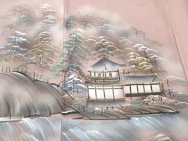 平和屋着物□訪問着 御所解花文 暈し染め 金彩 正絹 逸品