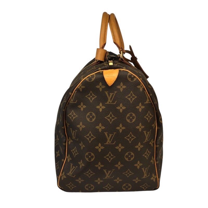 ルイ ヴィトン LOUIS VUITTON ｷｰﾎﾟﾙ50 M41426 ブラウン ゴールド金具 PVCコーティングキャンバス モノグラムキャンパス ユニセックス ボストンバッグ