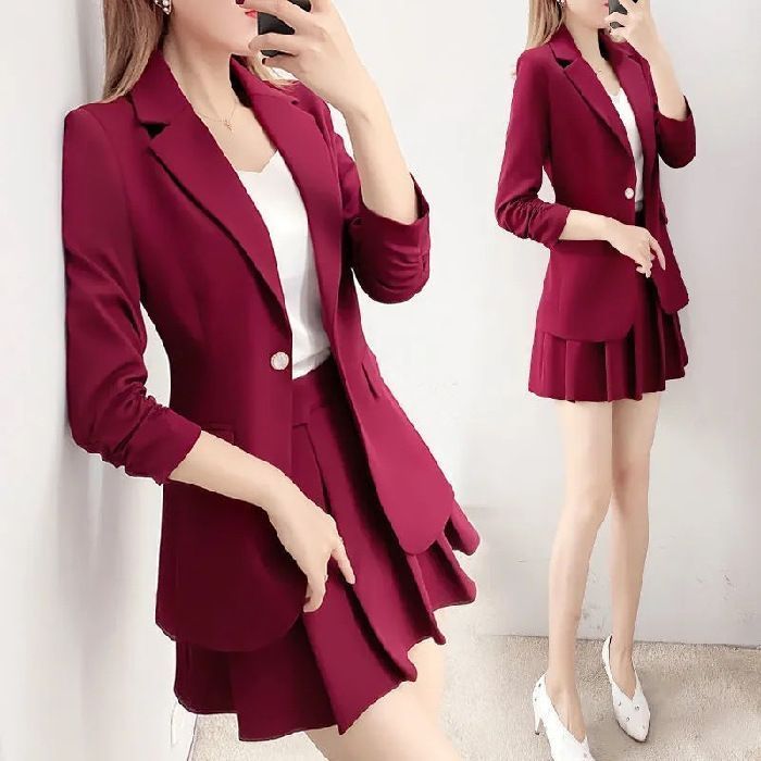 最終値下げ　レストローズ　七分袖スカートスーツ　ベージュ　Mサイズ DAMES | EST'SEVEN