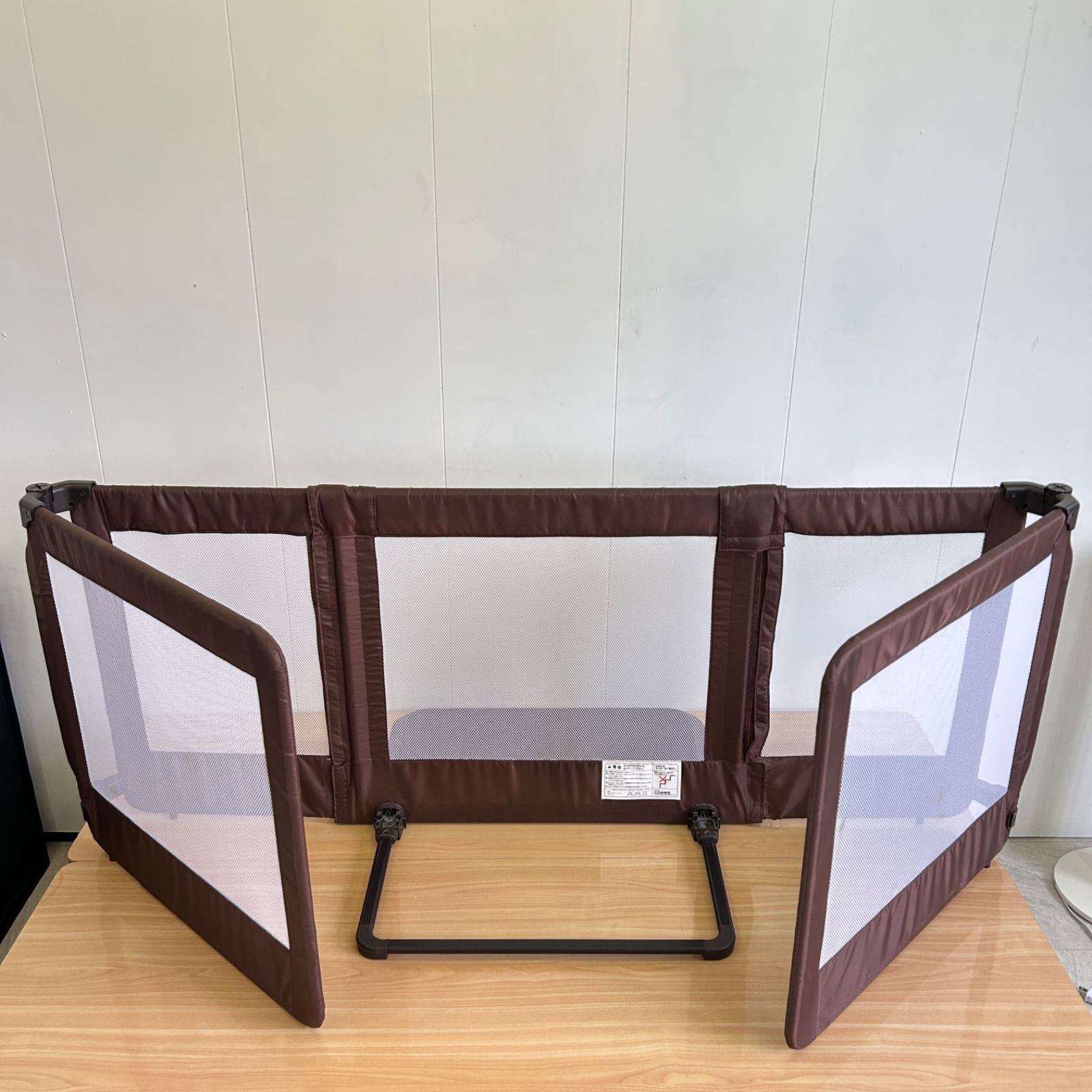 日本育児 おくだけとおせんぼ スマートワイド ブラウン ベビーゲート サークル フェンス ラクルベビー館