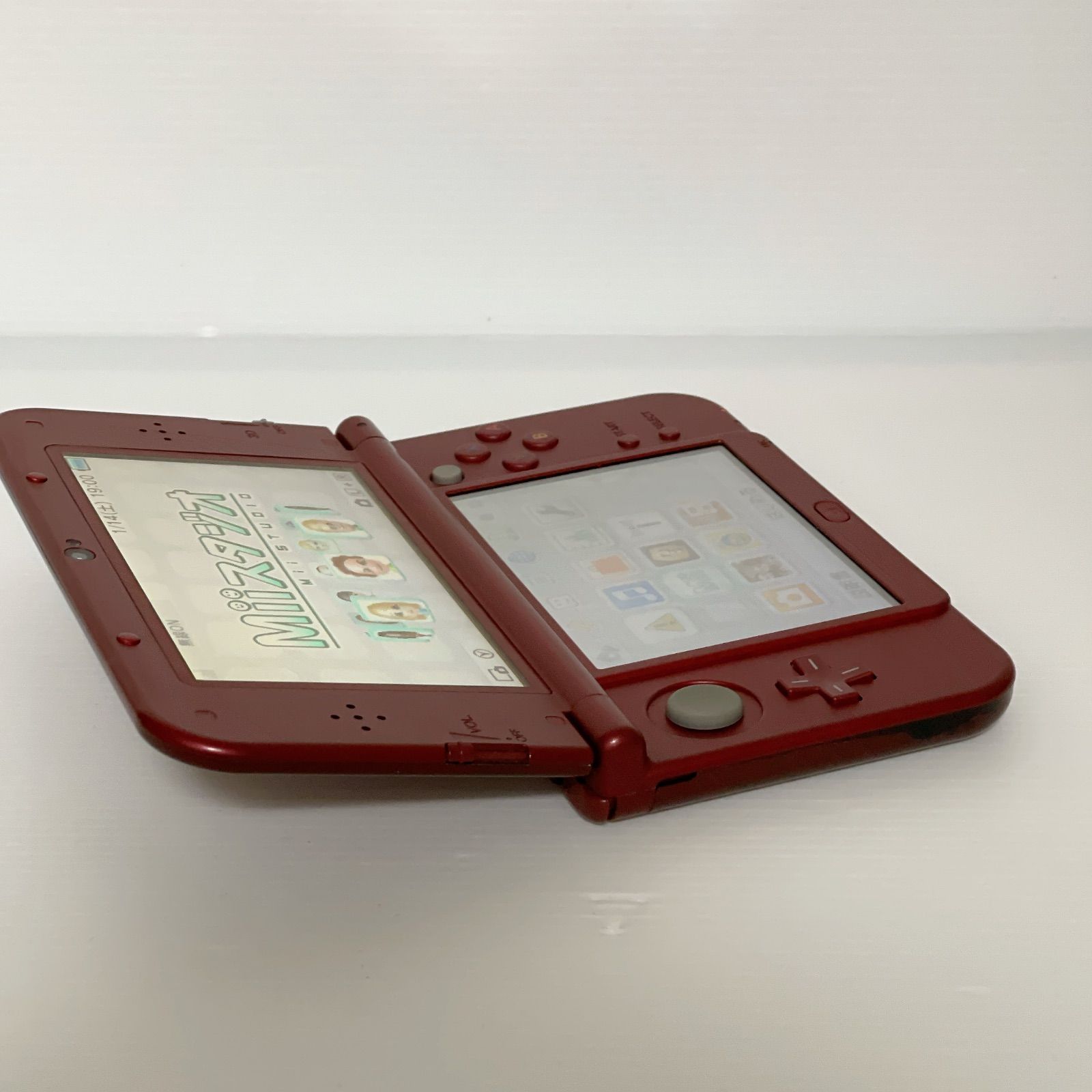 new ニンテンドー 3DSLL メタリックレッド 上画面IPS液晶 遊べるセット 動作 済み ds 3ds 3DS LL 任天堂